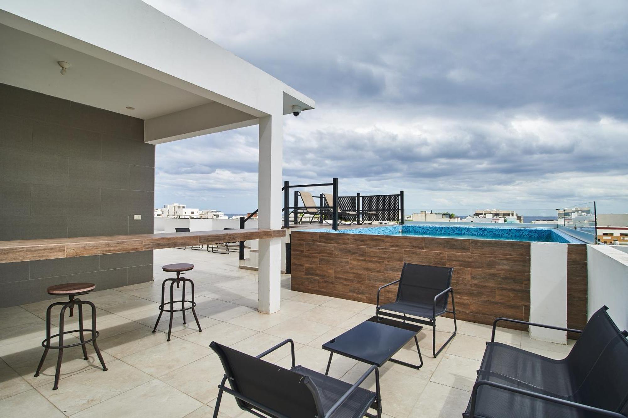 Torre 42 Playa Del Carmen By Lockey Aparthotel ภายนอก รูปภาพ